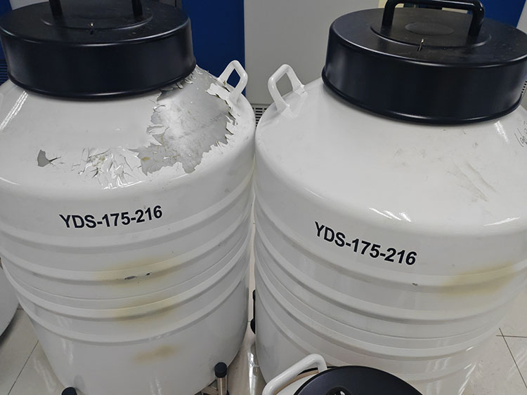 液氮罐掉漆發(fā)黃